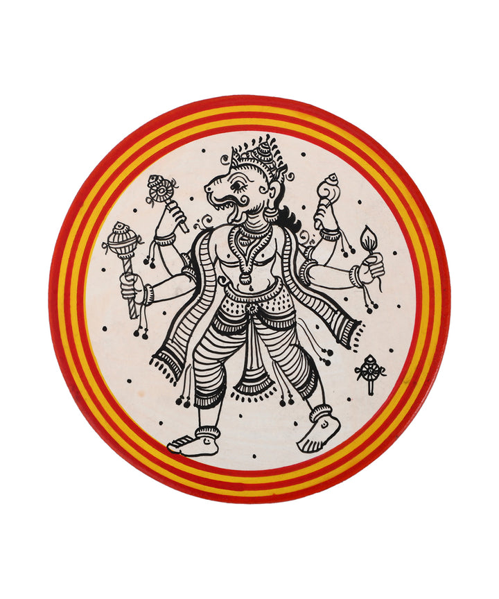 POTLI handmade ganjifa fridge magnets (narsimha)