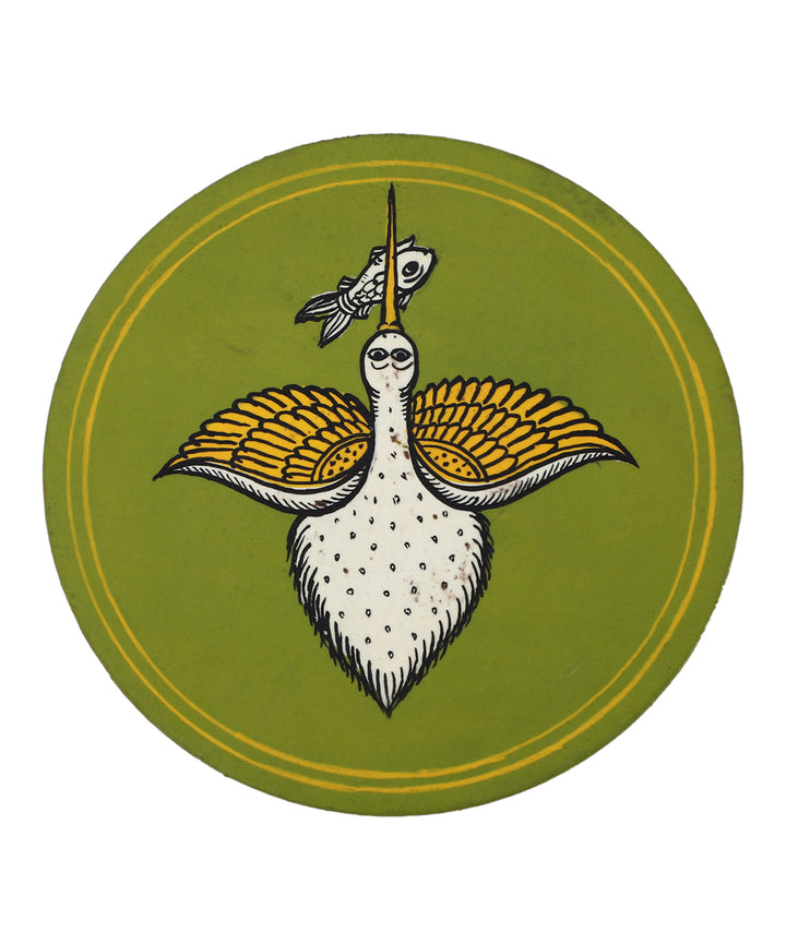 POTLI handmade indian traditional ganjifa fridge magnets (shishir 1)