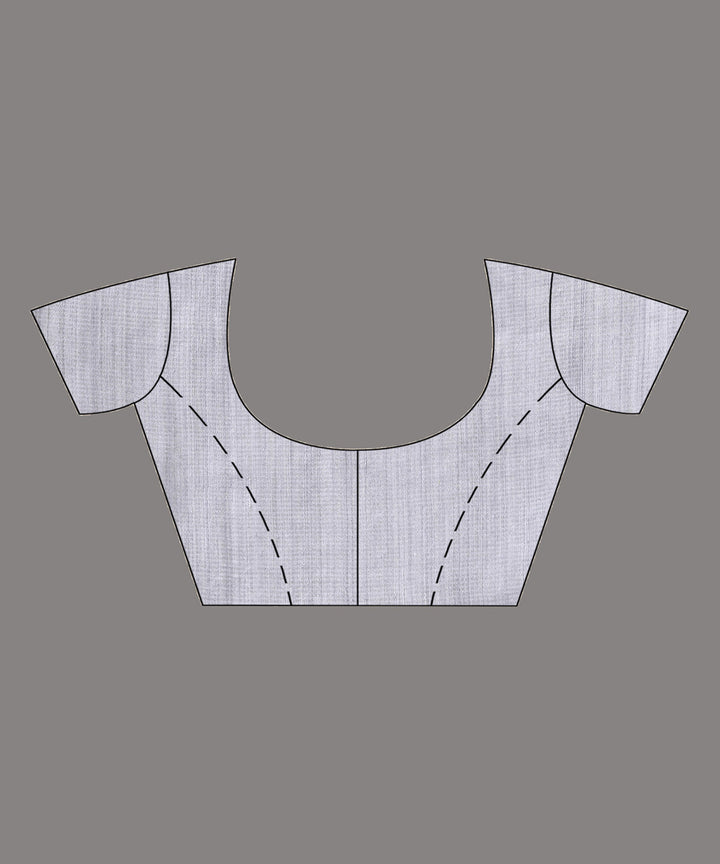 Silver matka silk sequin handloom bengal jamdani saree