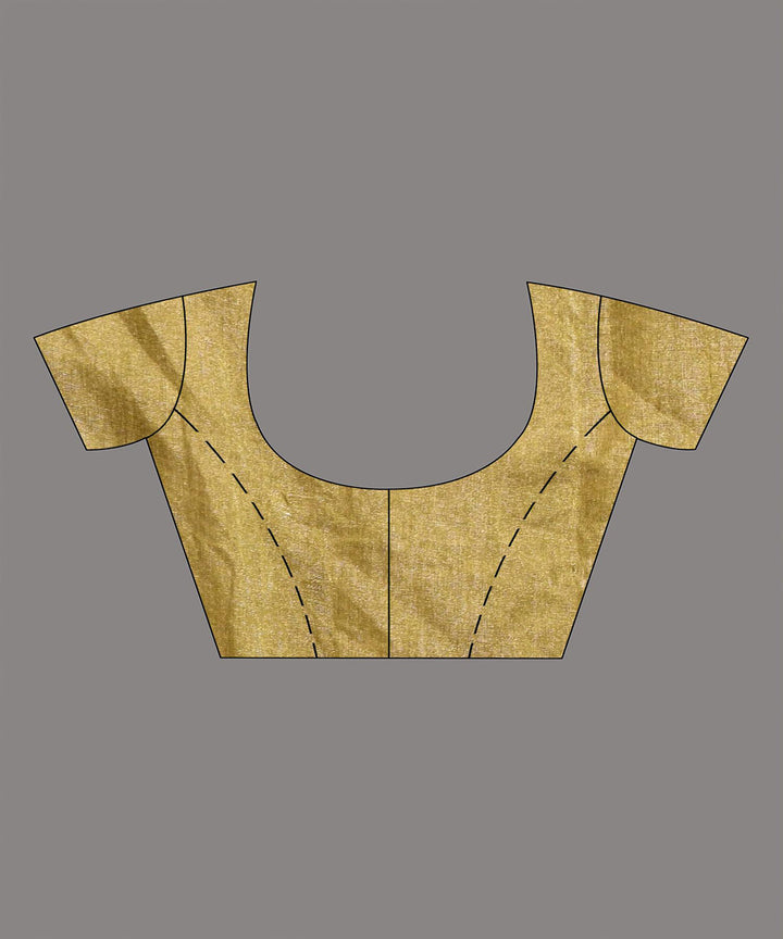 Olive green handloom bengal linen saree