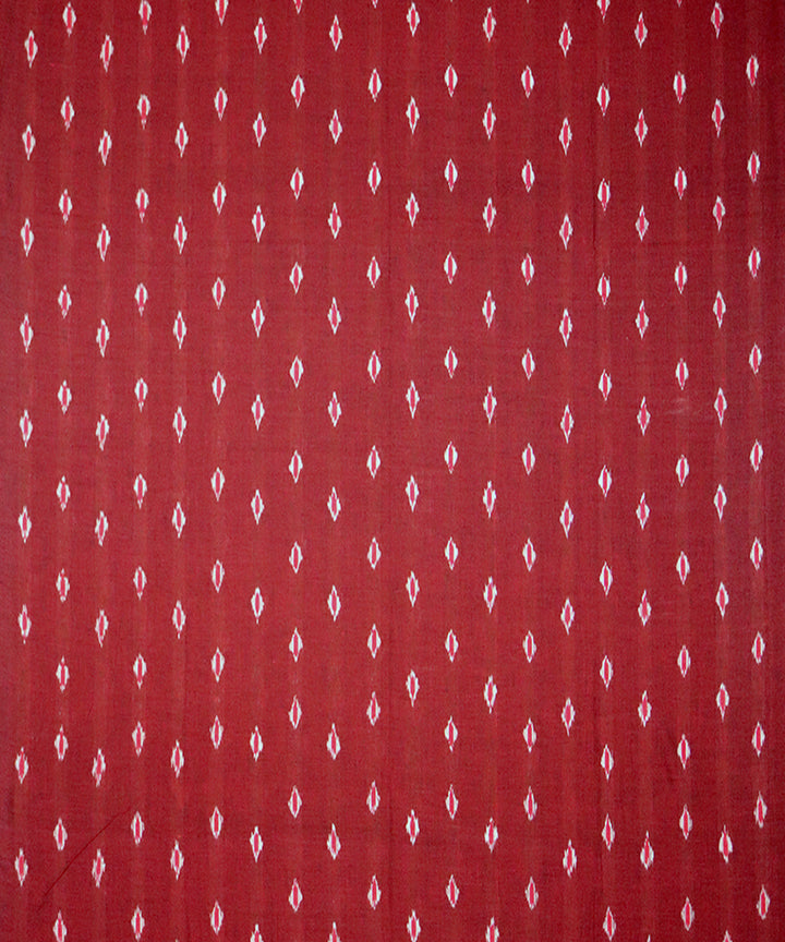 Maroon candy pink handloom nuapatna cotton dress material