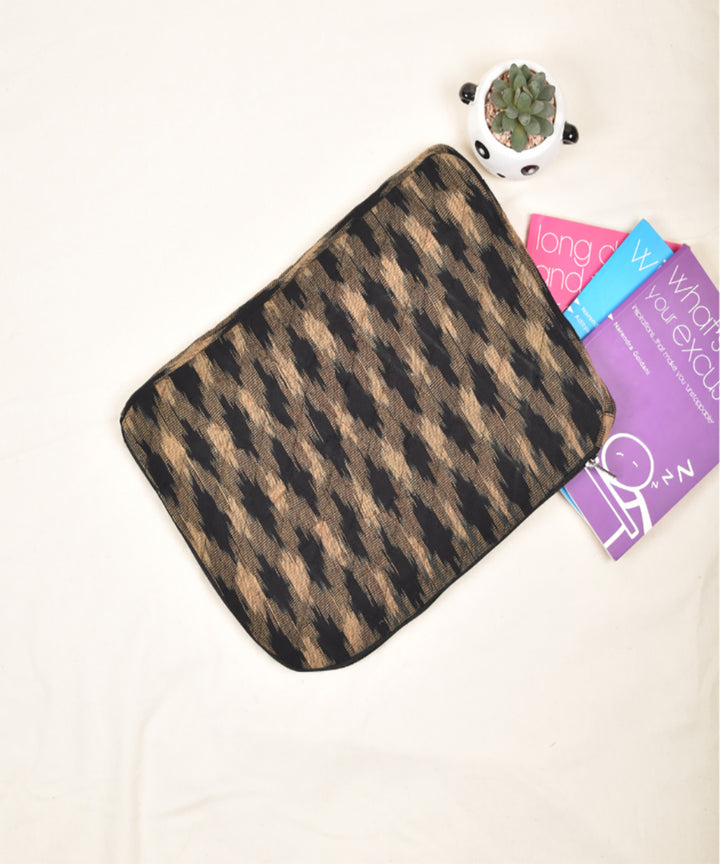 Black easy slip quilted 13" laptop sleeve