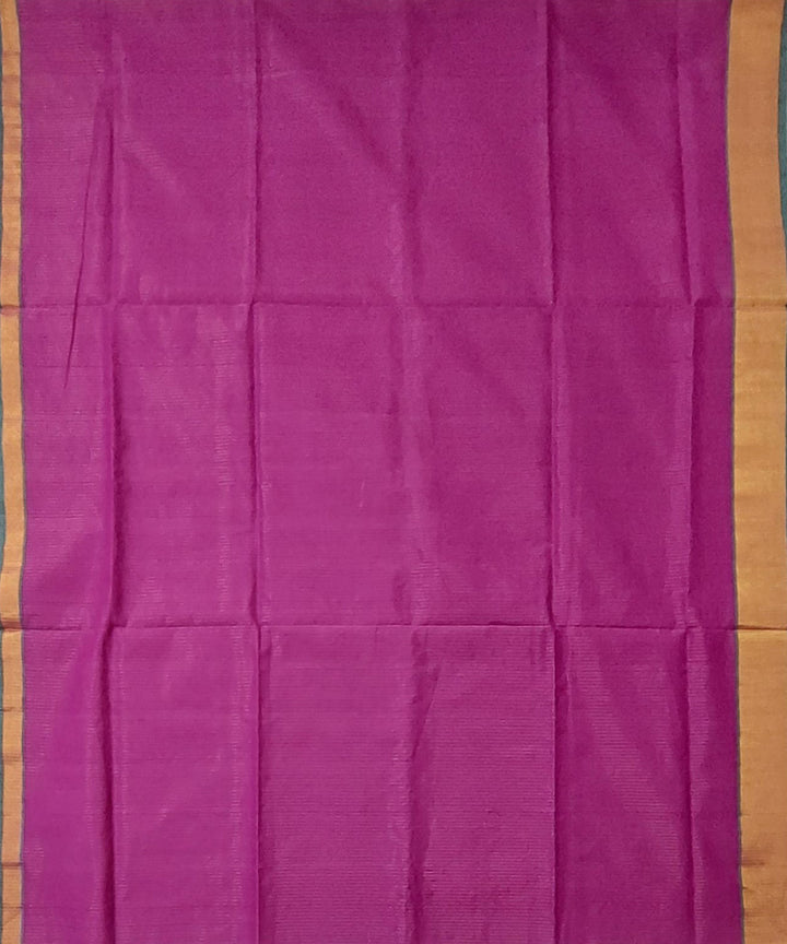 Magenta venkatagiri handloom cotton saree