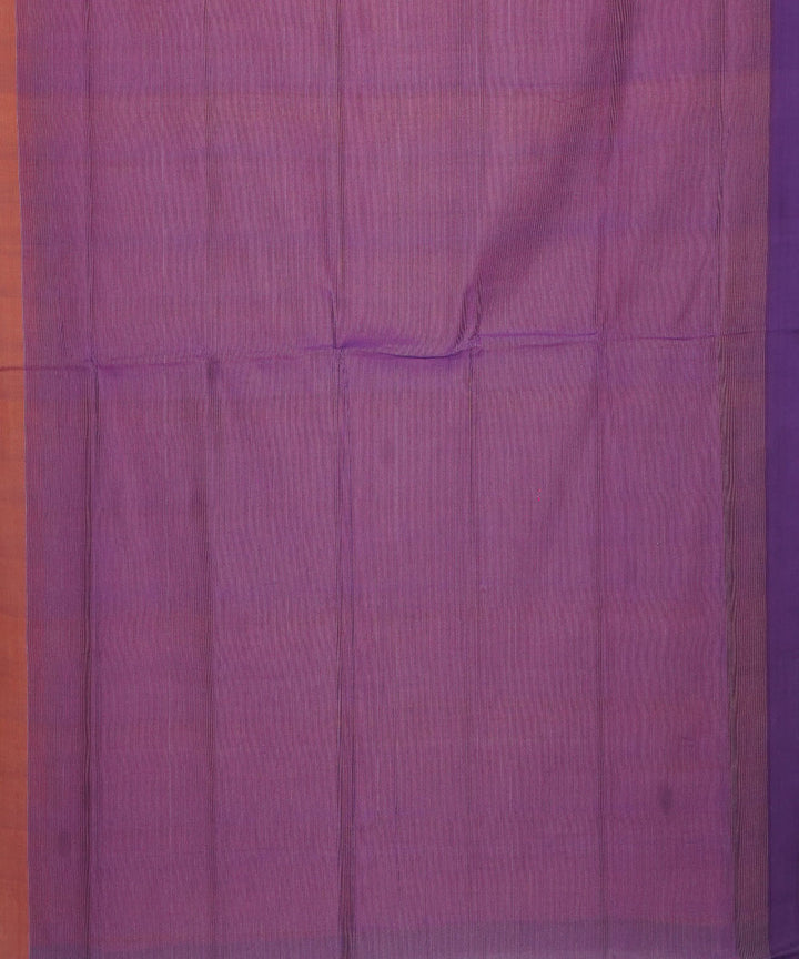 Maroon blue cotton handloom mangalagiri saree