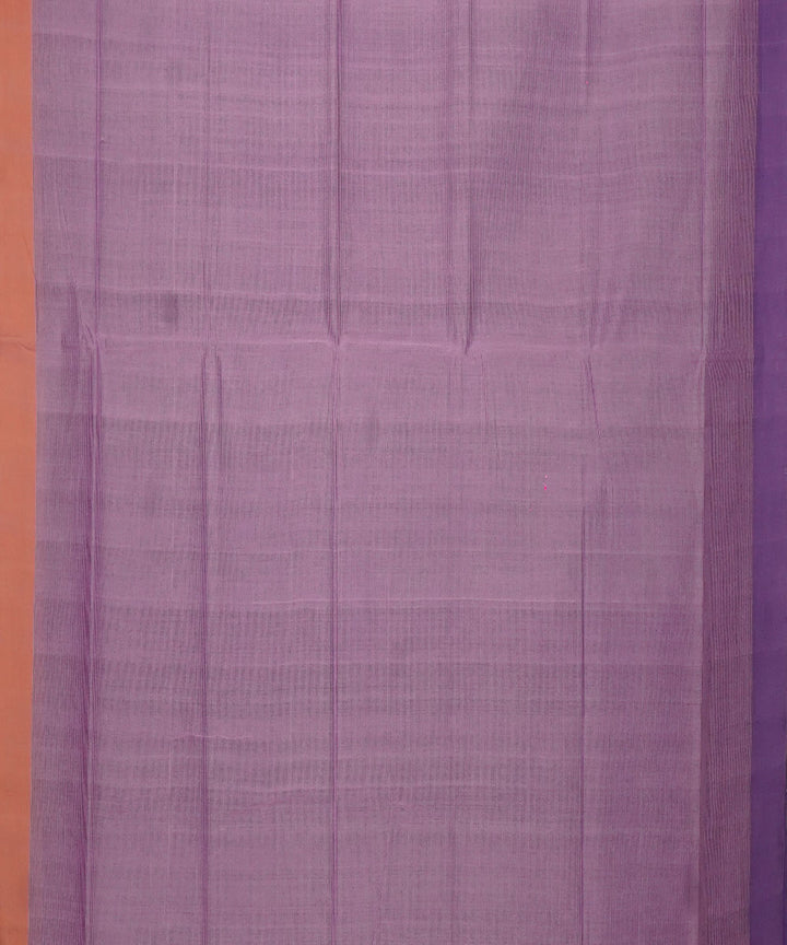 Purple purple cotton handloom mangalagiri saree