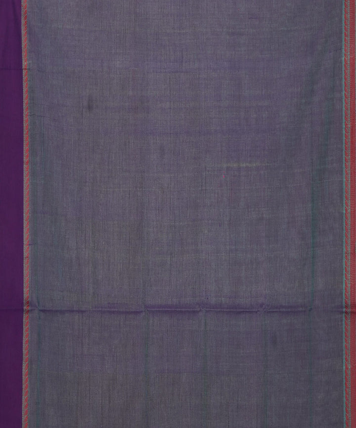 Red blue cotton handloom mangalagiri saree