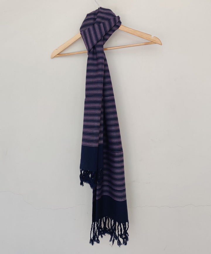 Purple pink handwoven merino wool kinnauri stole