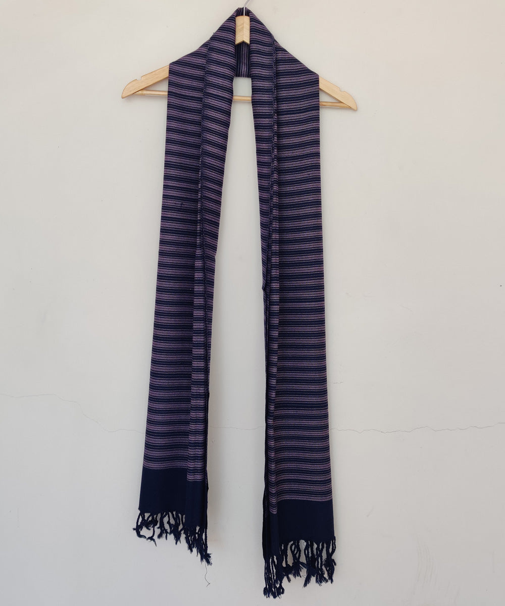 Purple pink handwoven merino wool kinnauri stole