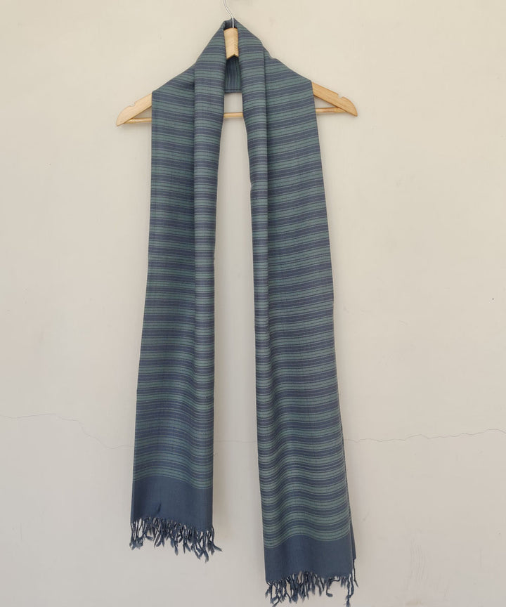 Grey handwoven merino wool kinnauri stole