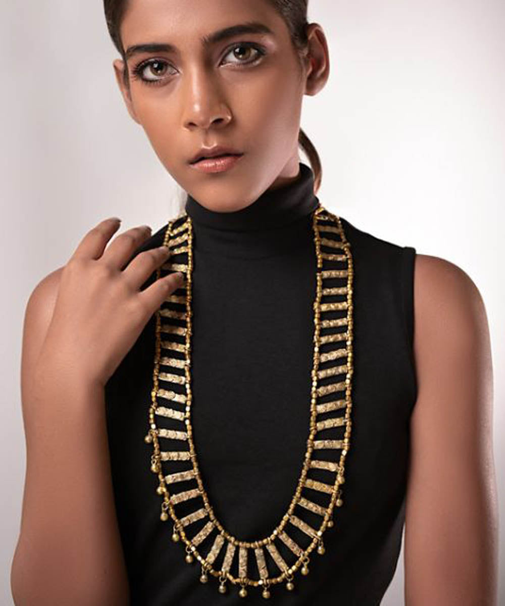 Dhokra rani necklace