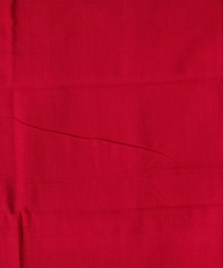 Navy blue red bomkai handloom cotton dress material