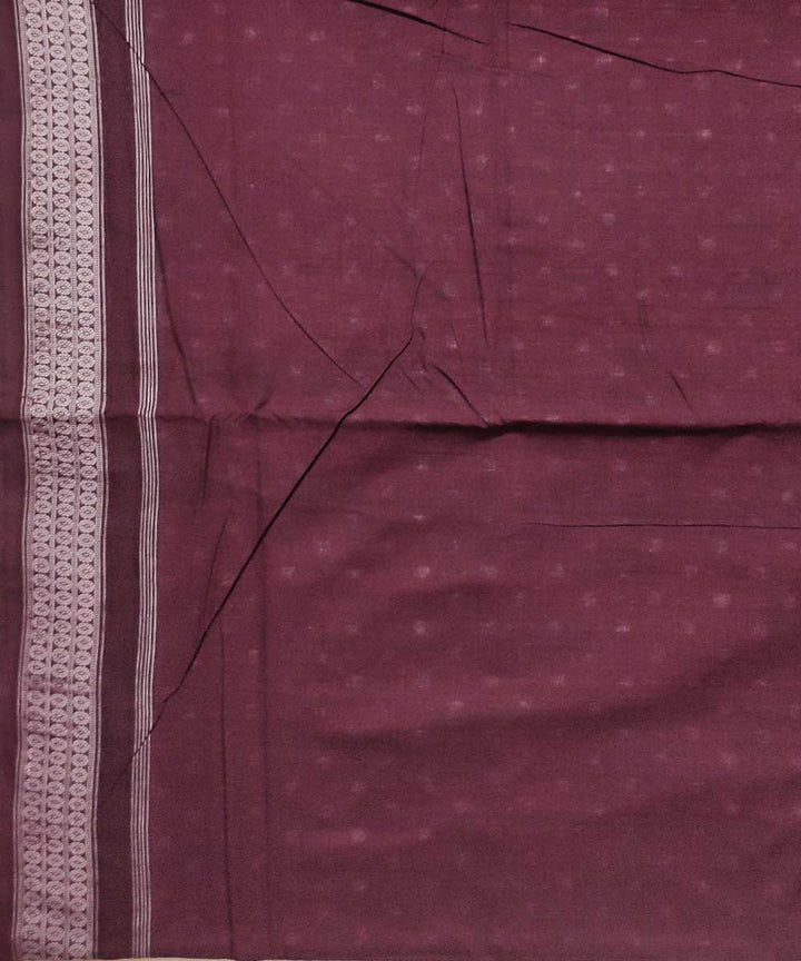 Red black cotton handloom sambalpuri saree