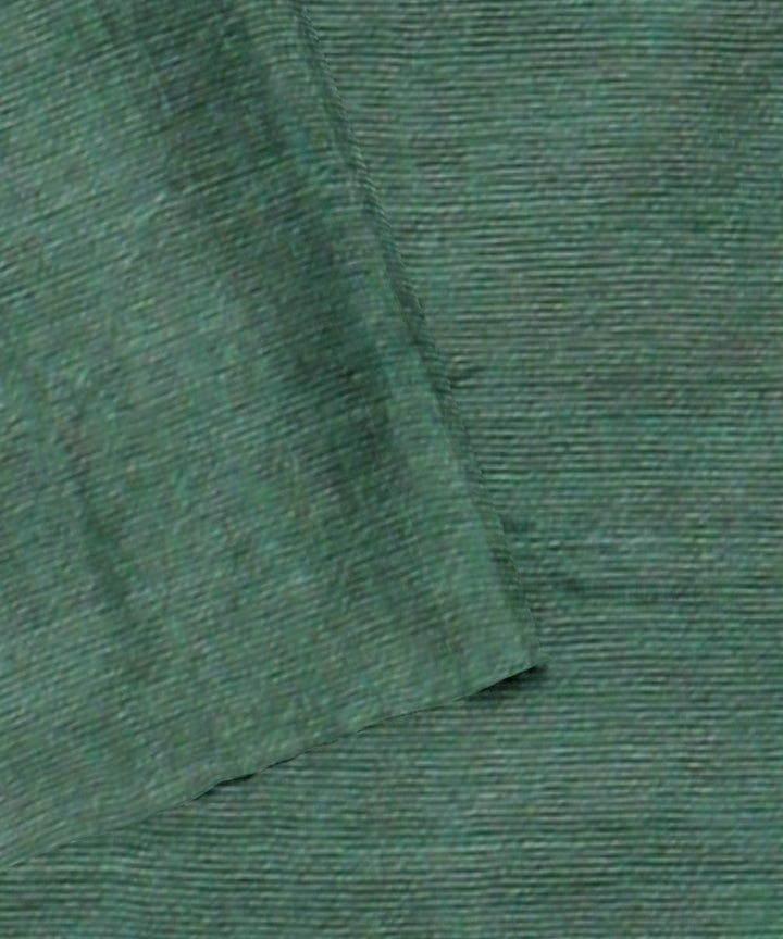 Light green cotton silk handwoven shibori saree