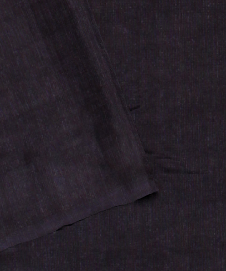 Navy blue cotton silk handwoven shibori saree