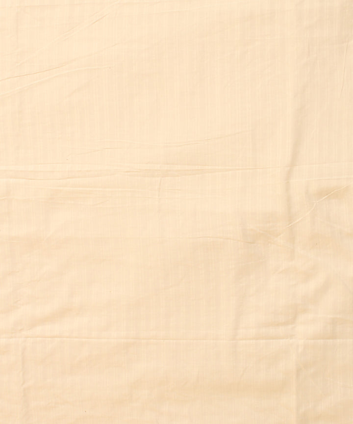 White cotton handwoven stripes fabric