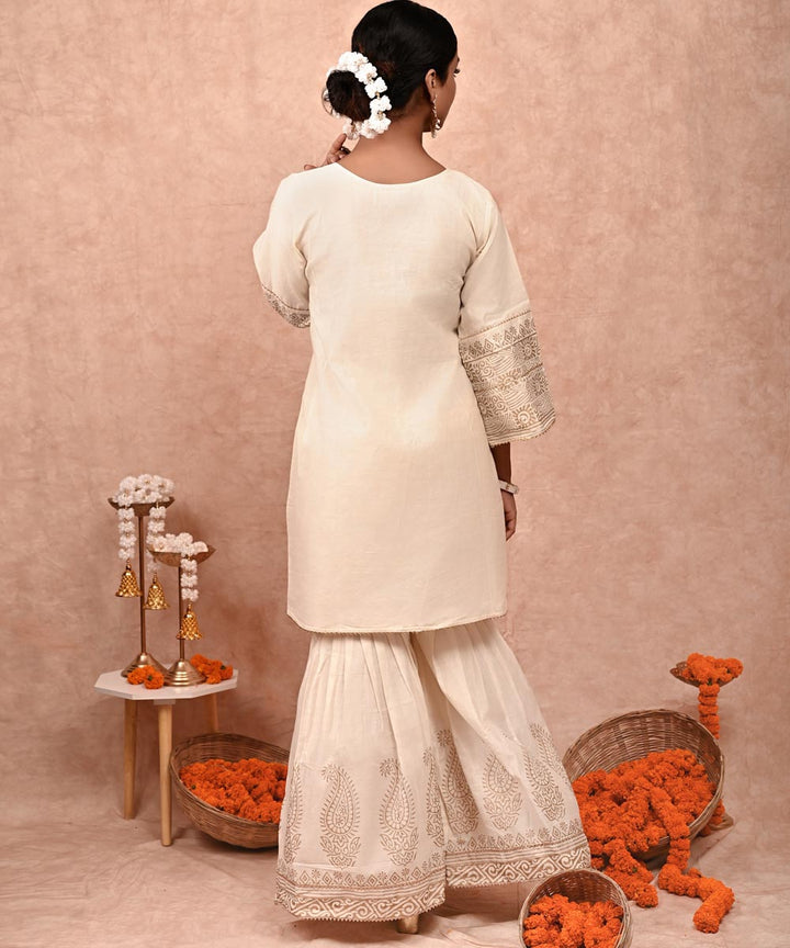 Padma chanderi silk kurta-set of 2