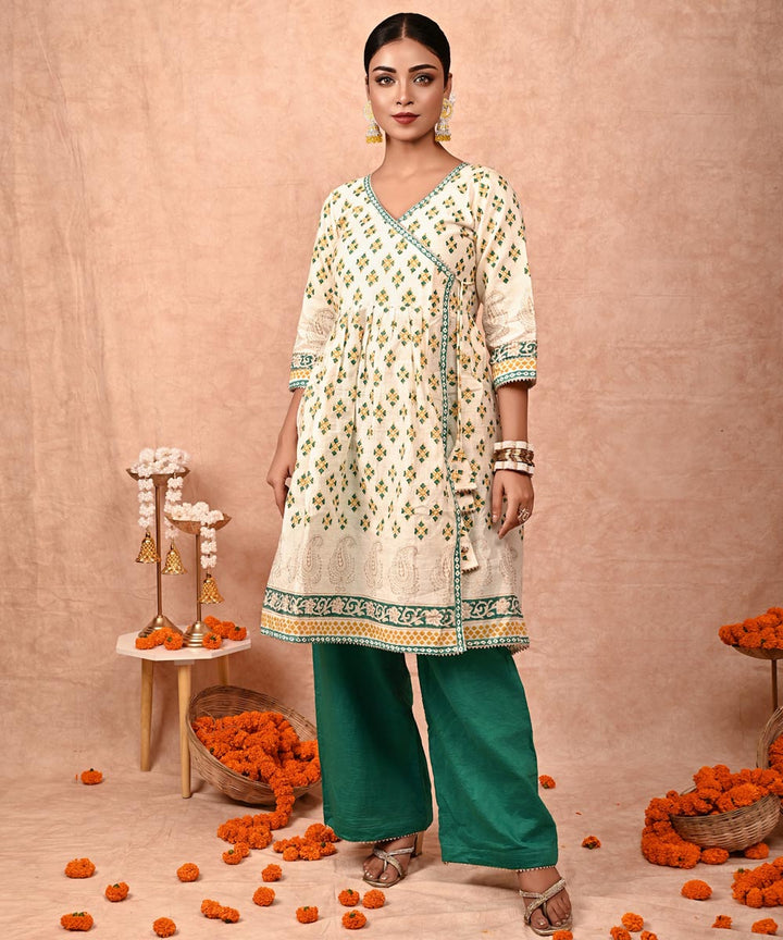 Mallika chanderi silk kurta set