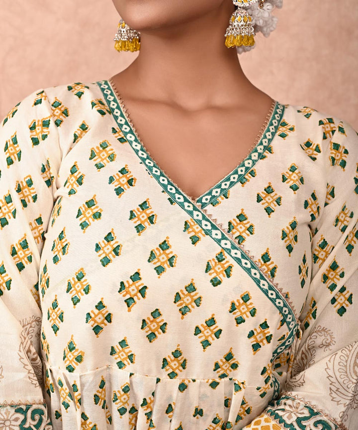 Mallika chanderi silk kurta set