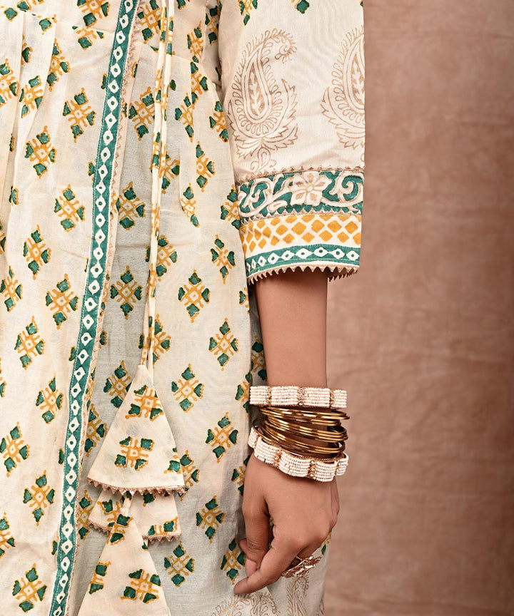 Mallika chanderi silk kurta set