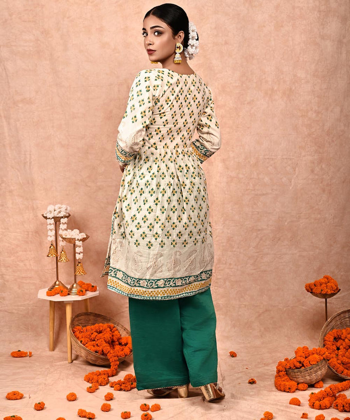 Mallika chanderi silk kurta set