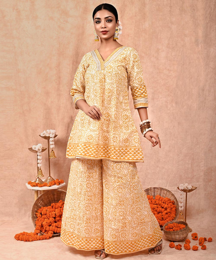 Zeenat chanderi silk kurta set of 2