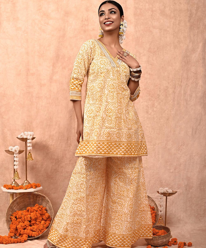 Zeenat chanderi silk kurta set of 2