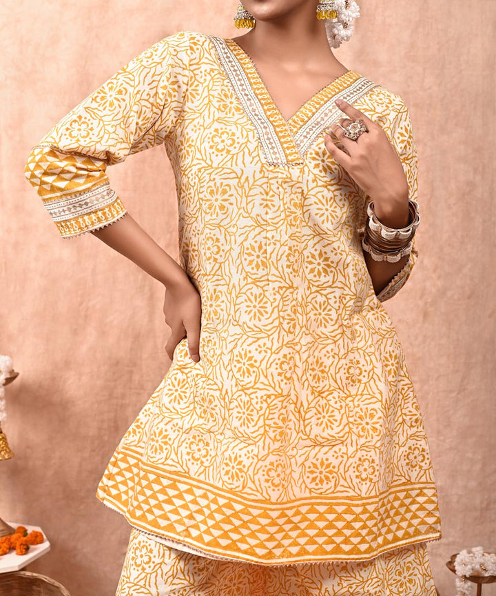 Zeenat chanderi silk kurta set of 2