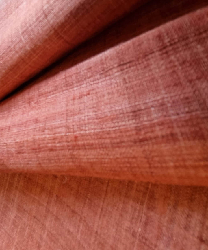 Indian madder handwoven assam fabric