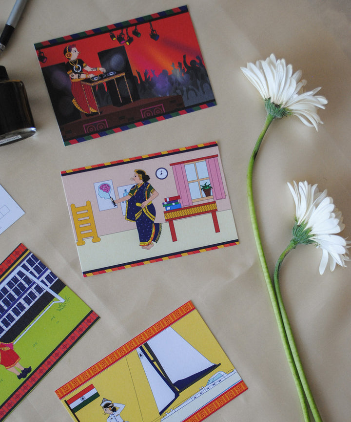 Handcrafted gond art coloring book