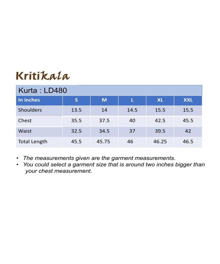 Off white blue handcrafted boat neck kalamkari cotton dress