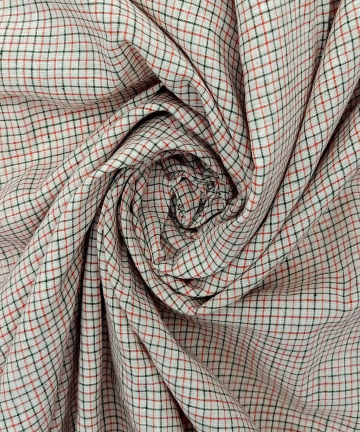Multicolor handwoven cotton fabric