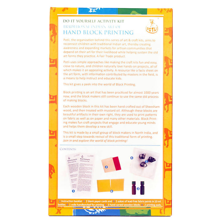 Handmade DIY Educational Wood Block Printing Kit (Day In The Farm)