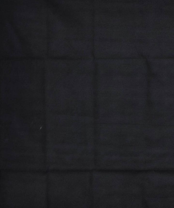 Turquoise blue black handwoven cotton sambalpuri saree