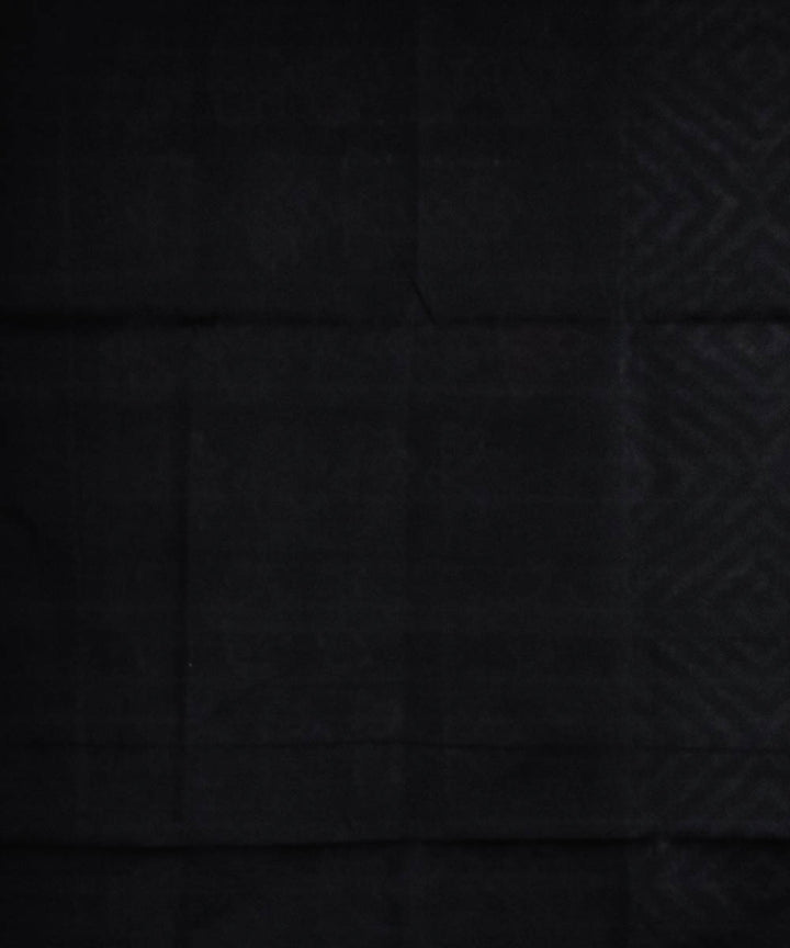 Mauve black handwoven cotton sambalpuri saree