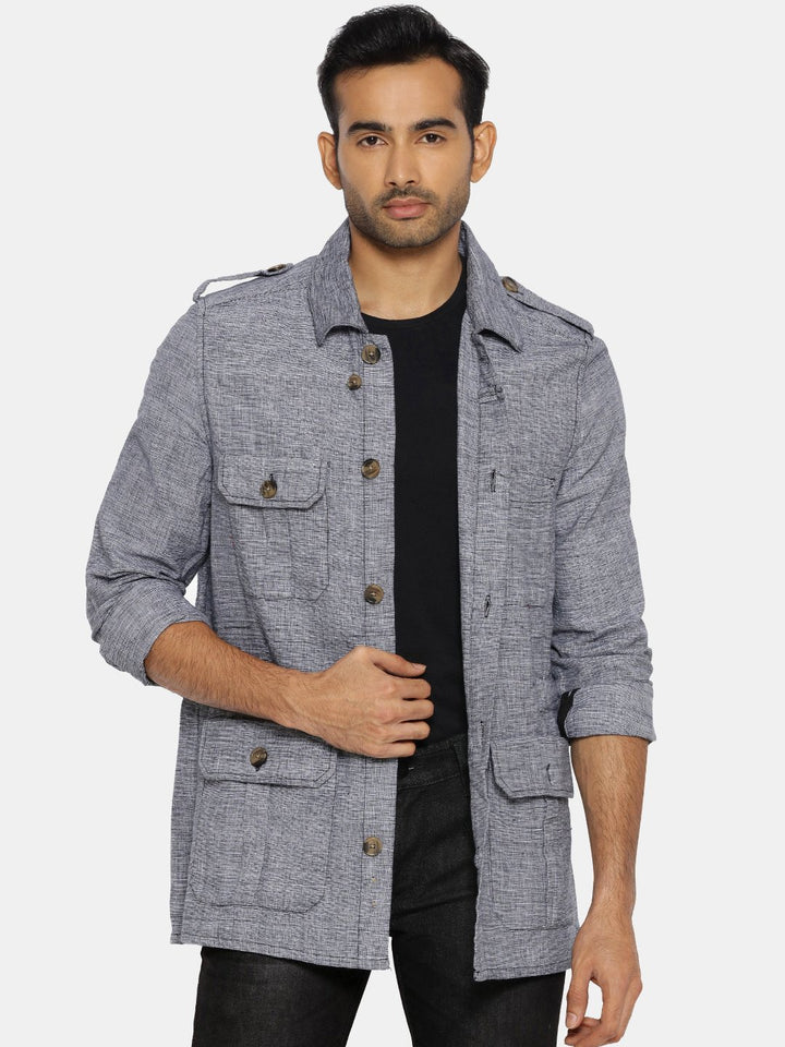 Grey khaki traveller jacket