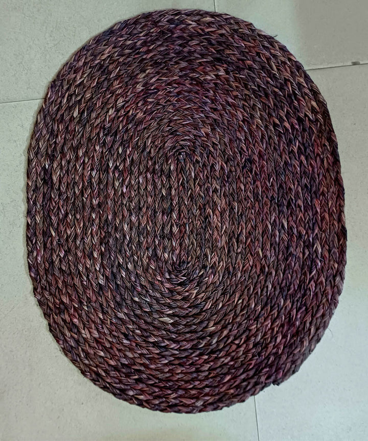 Mauve sabai grass floor mat floor mat