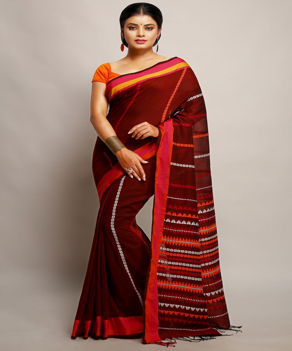 Bengal Handwoven Cotton Begumpuri Saree 19 main image 1