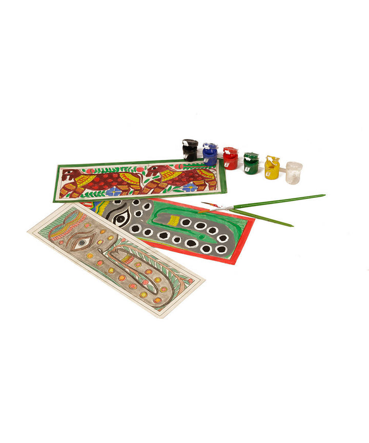 Handmade DIY Educational Colouring Kit Madhubani Painting of Bihar