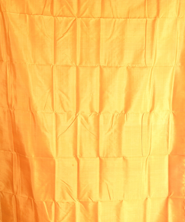 2pc Mustard multicolour hand embroidery silk dress material