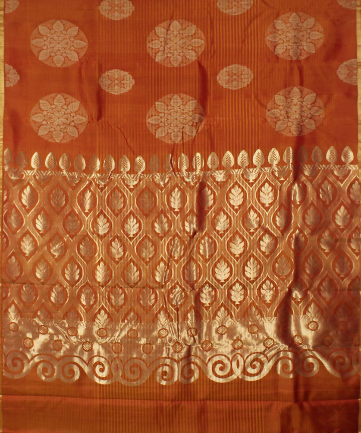 Mustard Handloom Silk Saree
