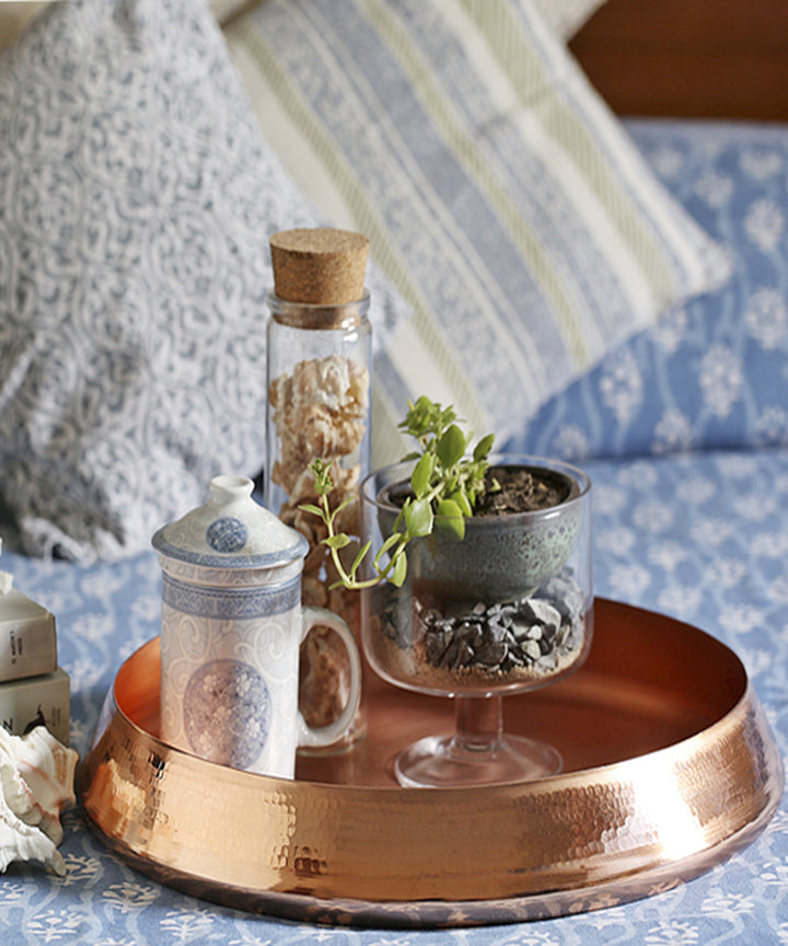 Handmade copper russet floater