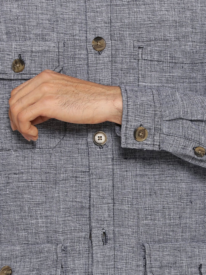 Grey khaki traveller jacket