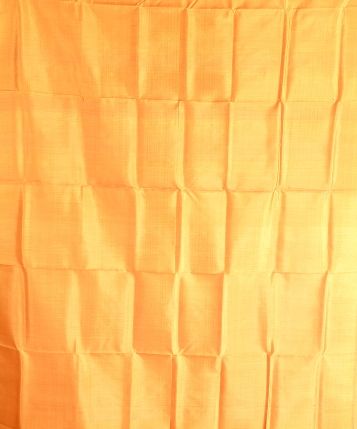 2pc Mustard beige hand embroidery silk dress material