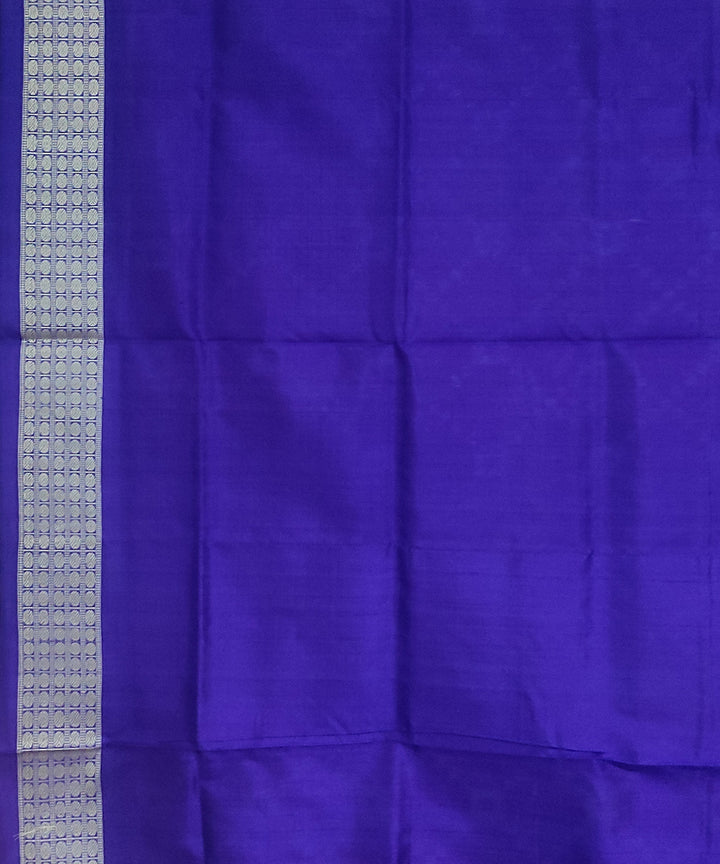 Red blue silk handloom sambalpuri saree