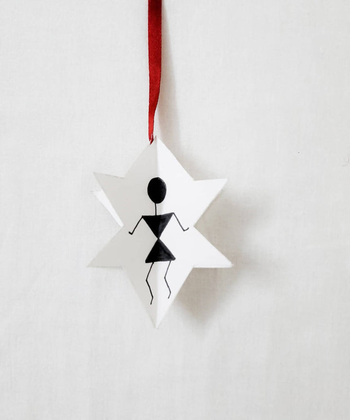 Potli diy craft kit christmas decors of warli art family star(age 6)