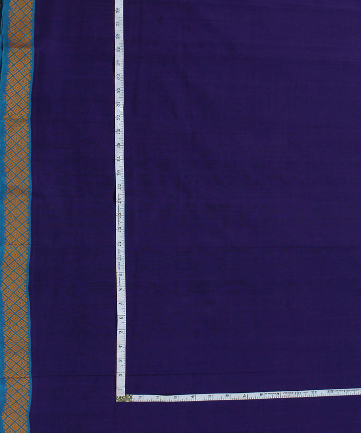 1m Handloom Cotton Navy Blue Fabric