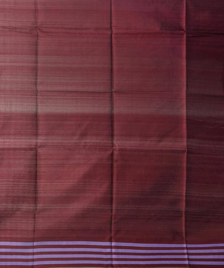 Resham shilpi lavender bengal silk saree with handwoven design