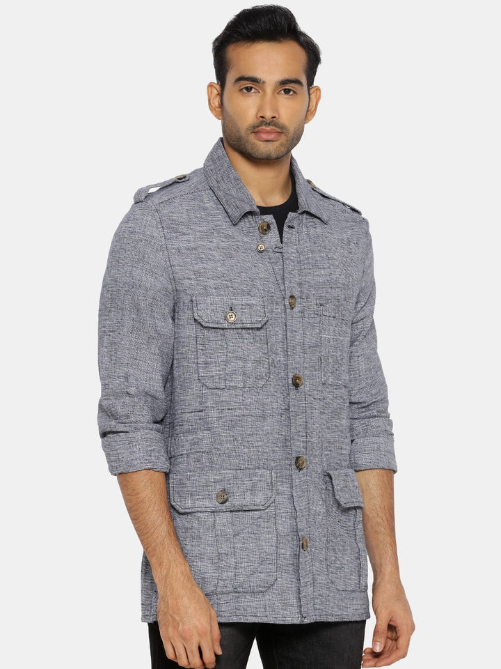 Grey khaki traveller jacket