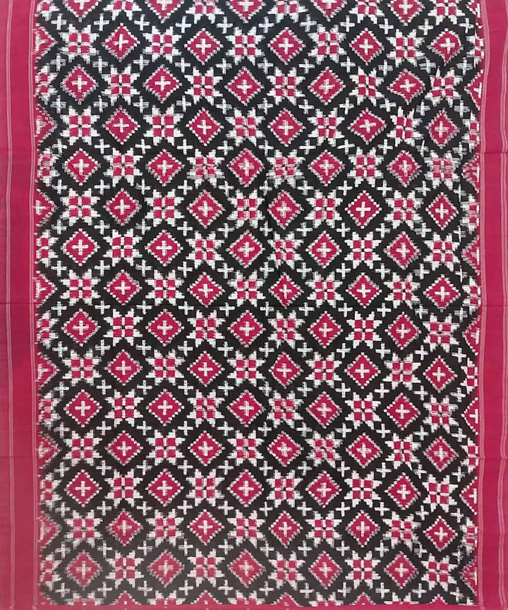 Multicolour handloom cotton double ikat pochampally saree