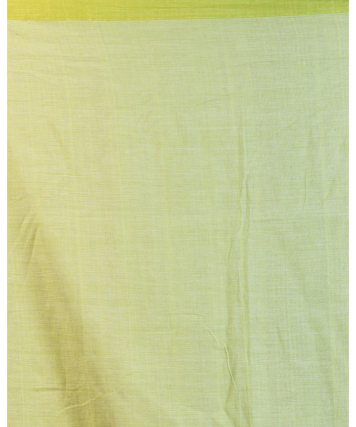 White grey handwoven bengal cotton saree